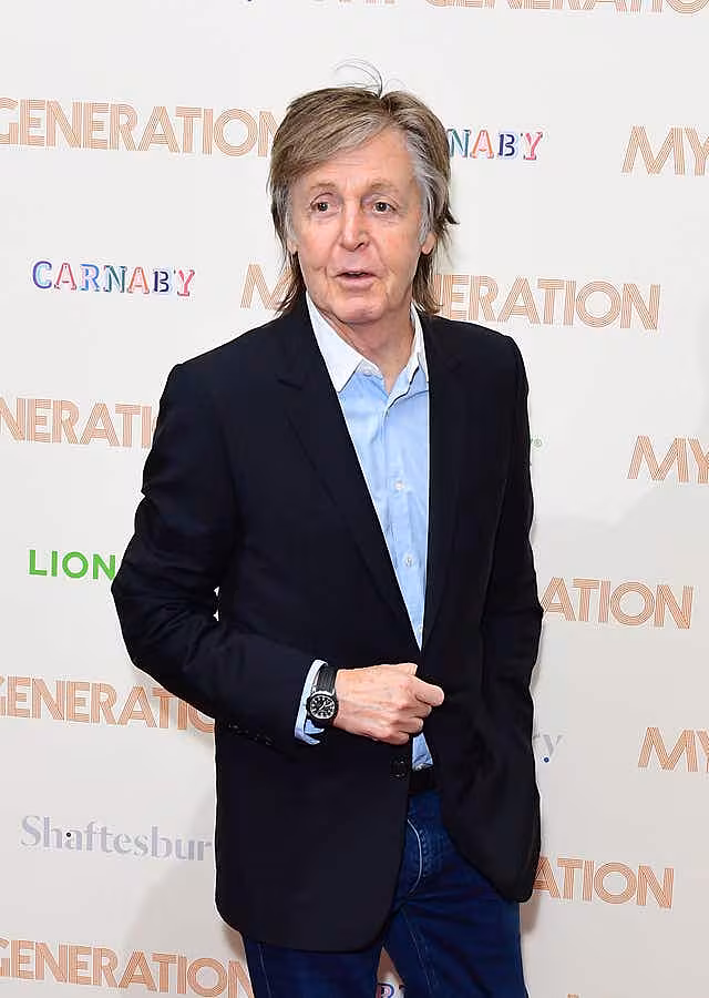 Sir Paul McCartney attending a special screening of My Generation at the Southbank in London