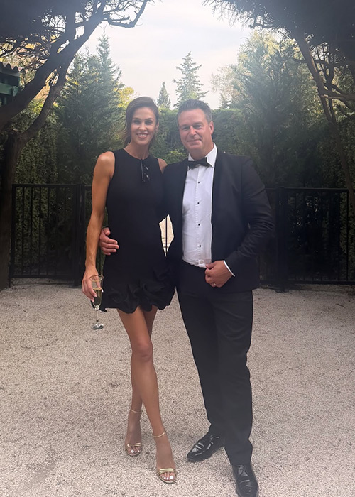 Glenda Gilson at Rob Kenny's wedding. Pic: Glenda Gilson / Instagram