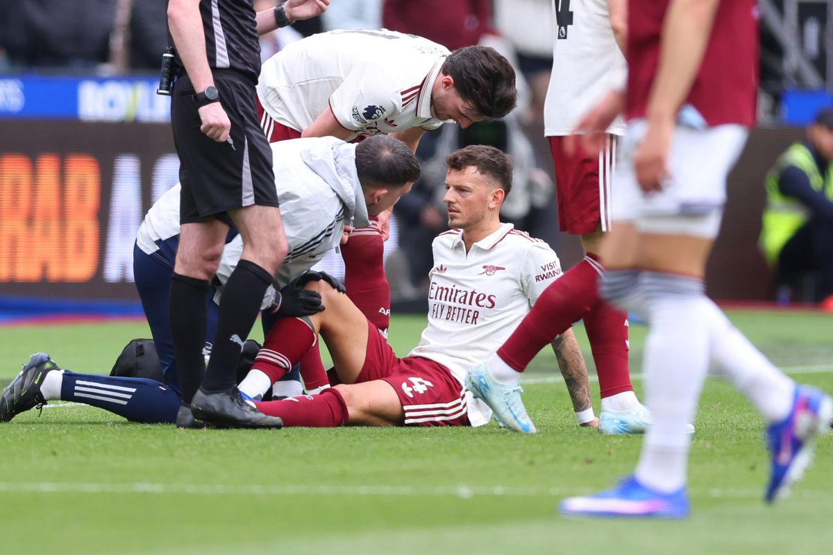 Ben White receives treatment