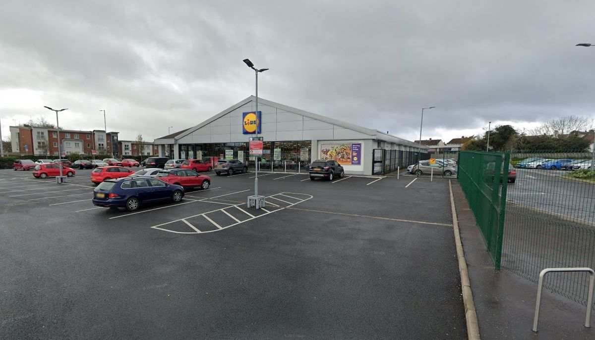 The Lidl supermarket site in Dundonald, Co Down