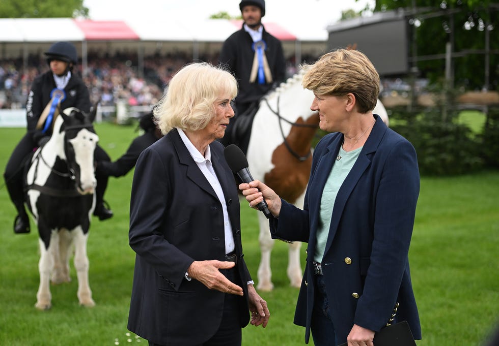 Queen Camilla Attends The Badminton Horse Trials