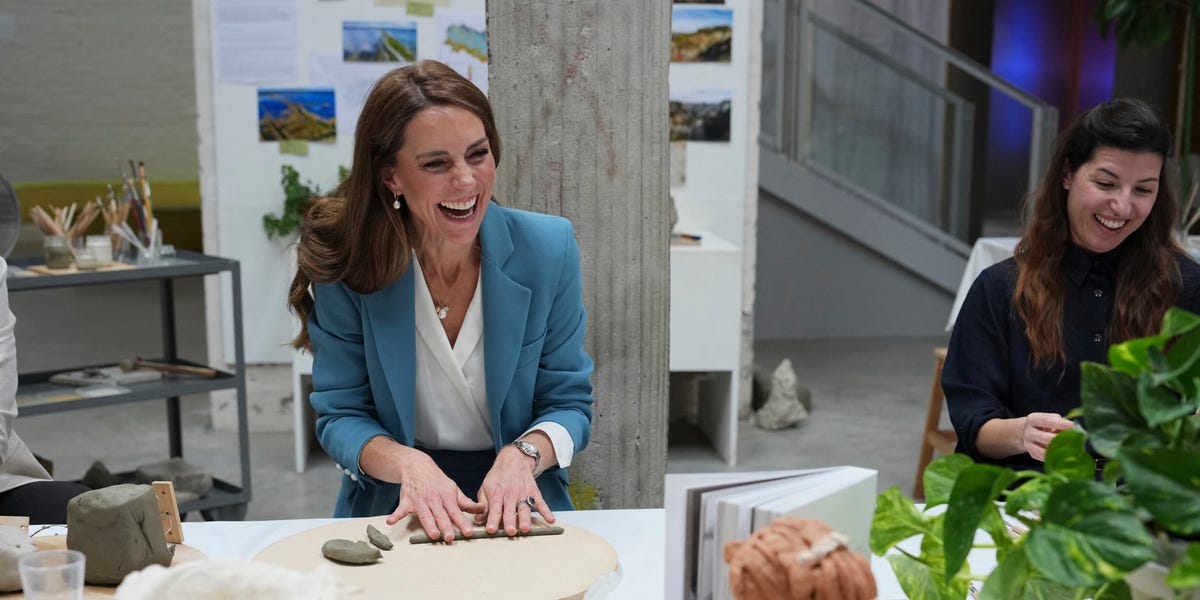 Kate Middleton Played With Clay on Her Visit to Italy