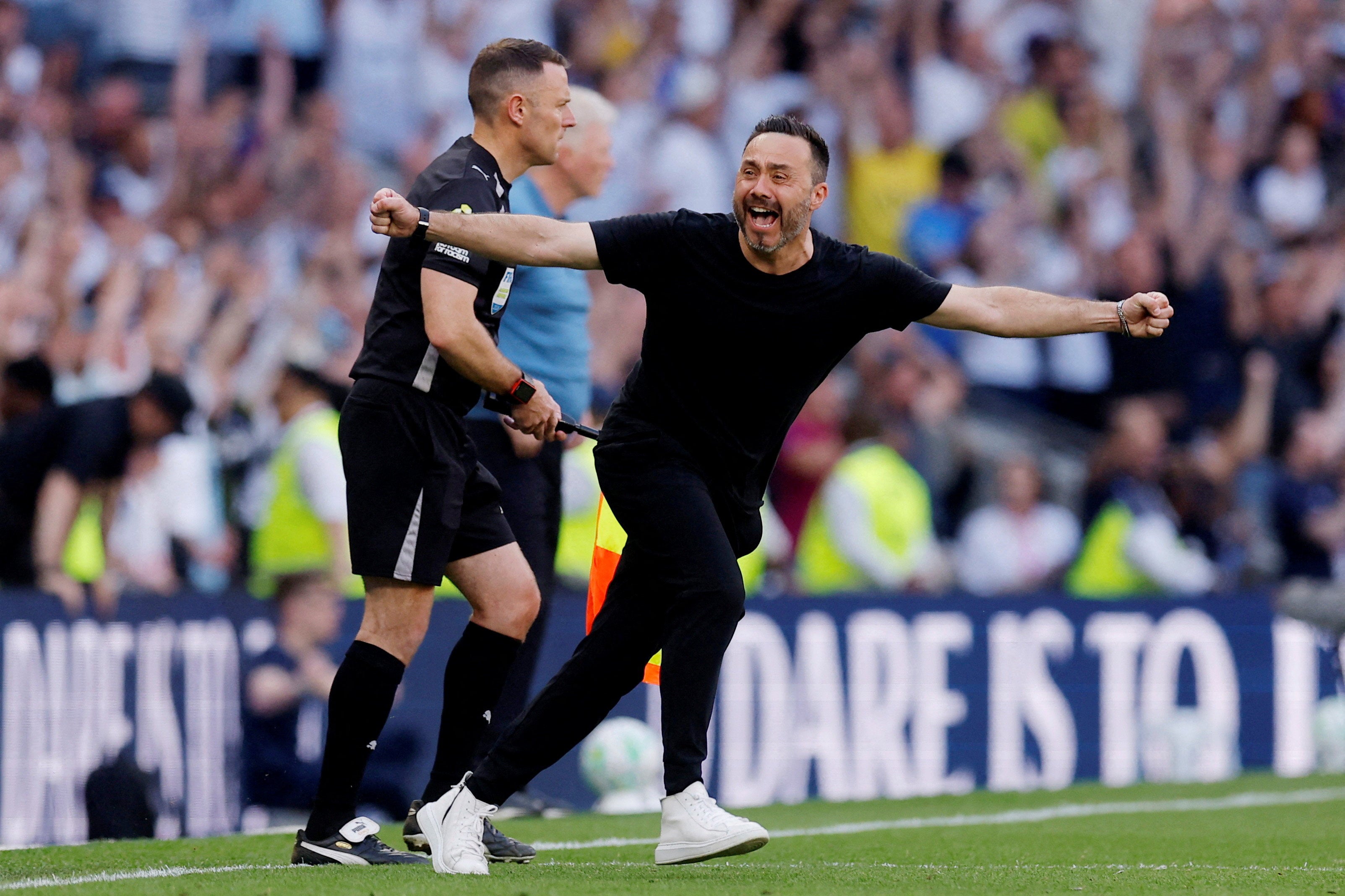 Roberto De Zerbi rescued Tottenham from the unthinkable: relegation from the Premier League