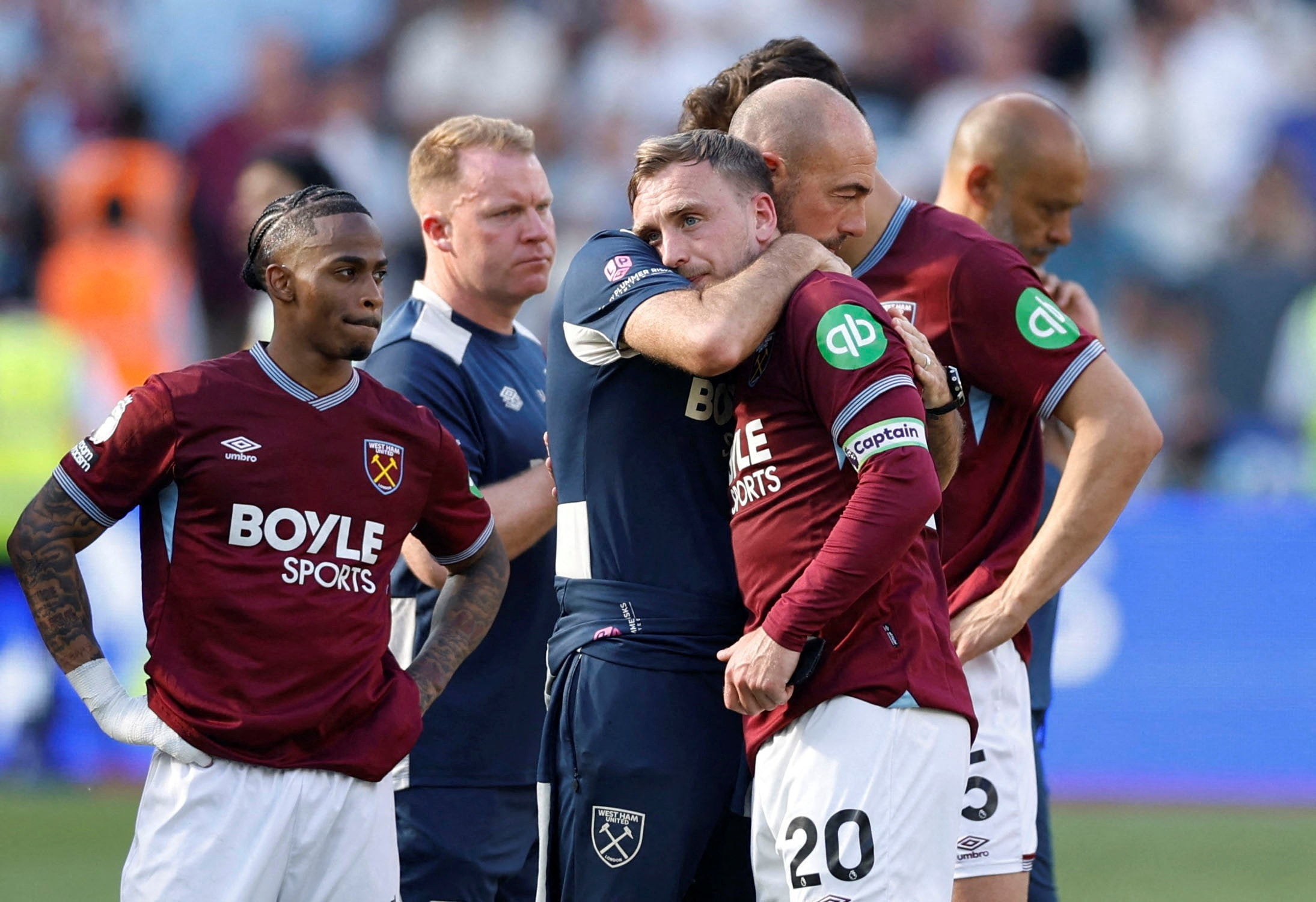 West Ham were relegated with 39 points and went down despite beating Leeds on the final day