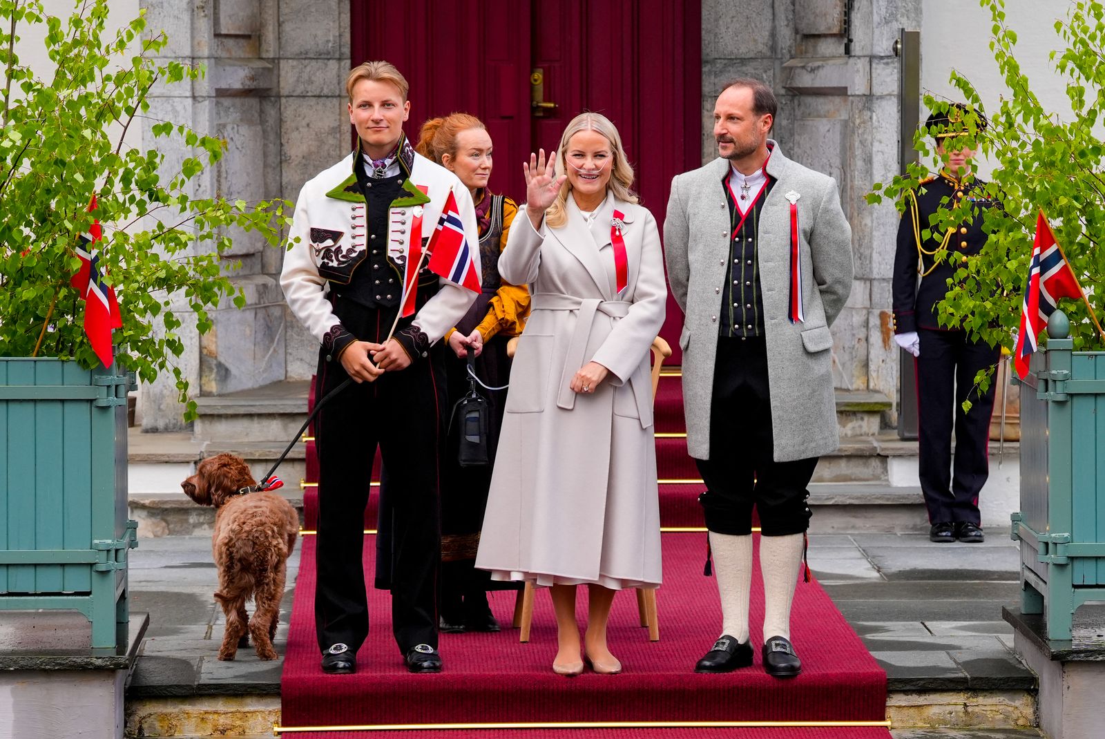 Image may contain Haakon Crown Prince of Norway Person Clothing Coat Adult and Overcoat