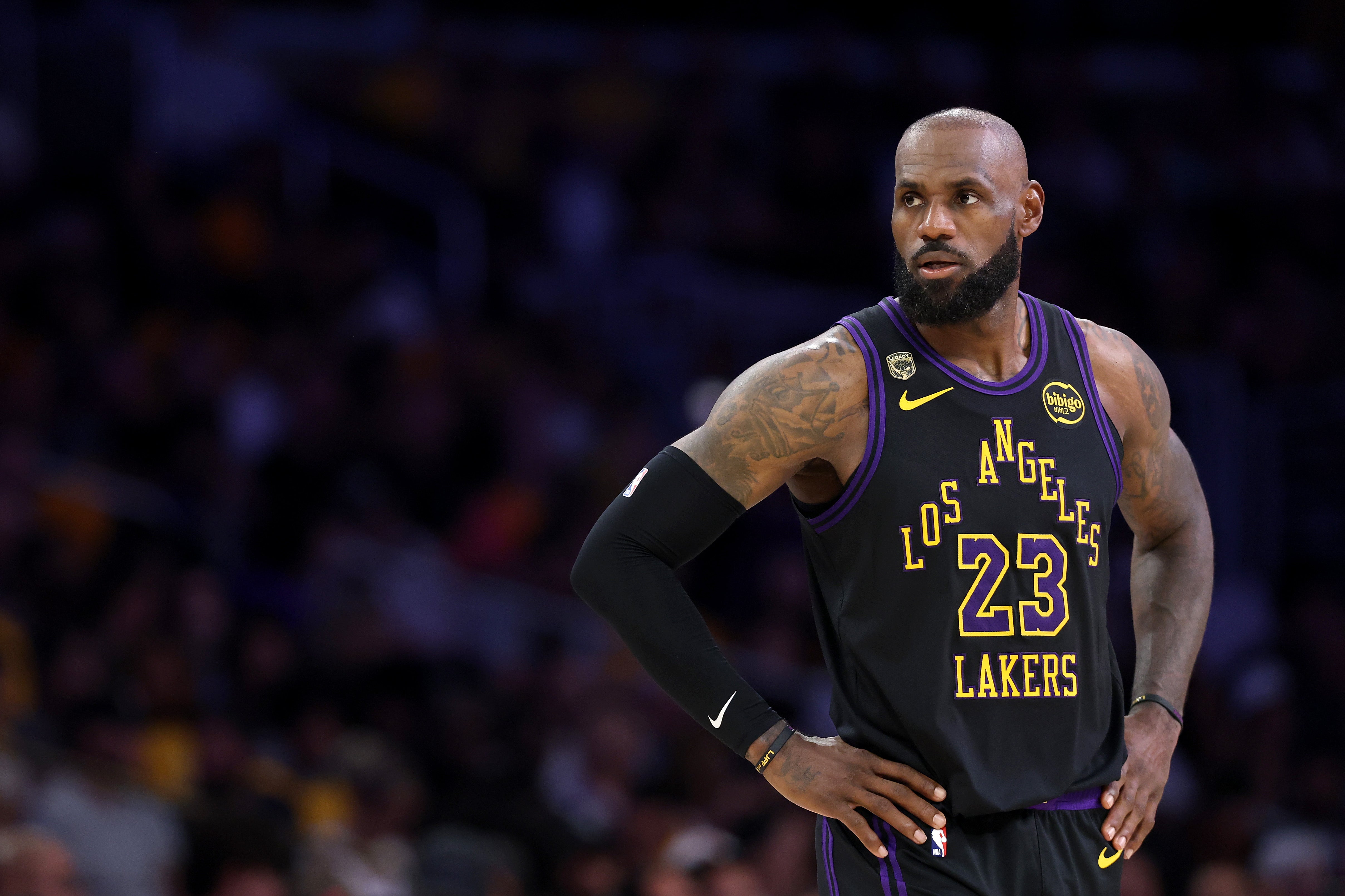 LeBron James, who wears the '23' shirt for the LA Lakers, is referenced by that number on Drake's new album