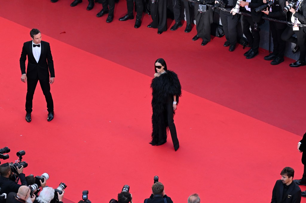 Demi Moore attends the "Fjord" screening during the 79th annual Cannes Film Festival at Palais des Festivals on May 18, 2026 in Cannes, France.