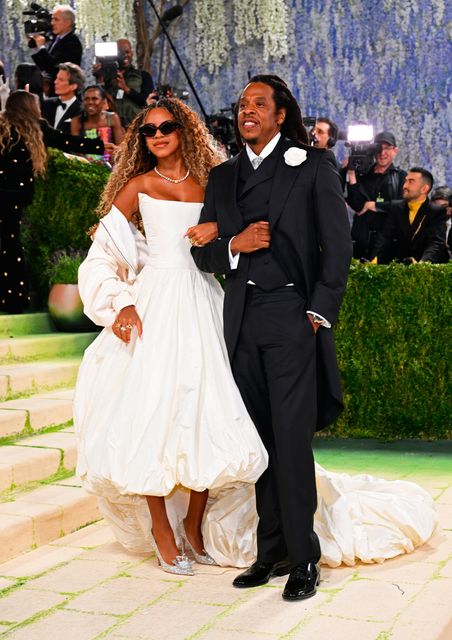 Blue Ivy Carter and Jay-Z attending the Metropolitan Museum of Art Costume Institute Benefit Gala 2026 in New York, USA. Picture date: Monday May 4, 2026. PA Photo. Photo credit should read: Matt Crossick/PA Wire