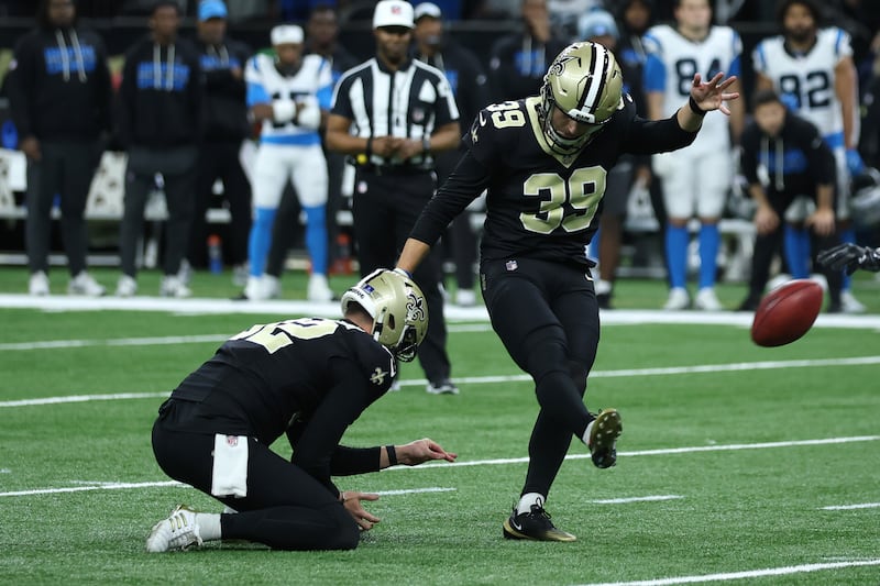 Down man Charlie Smyth plays for the New Orleans Saints. Photograph: Chris Graythen/Getty Images