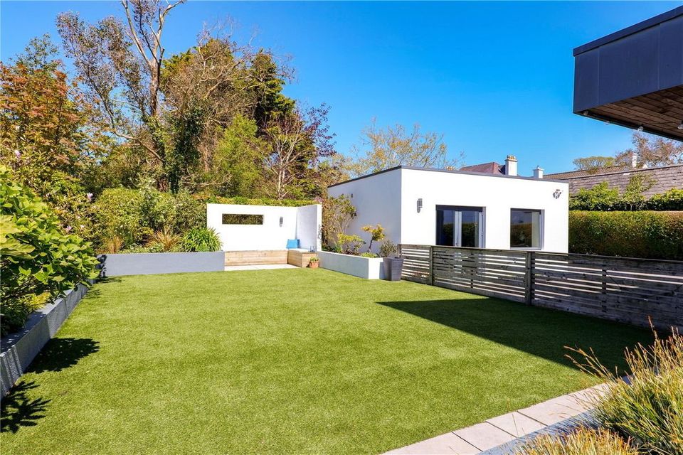 The property has a spacious back garden