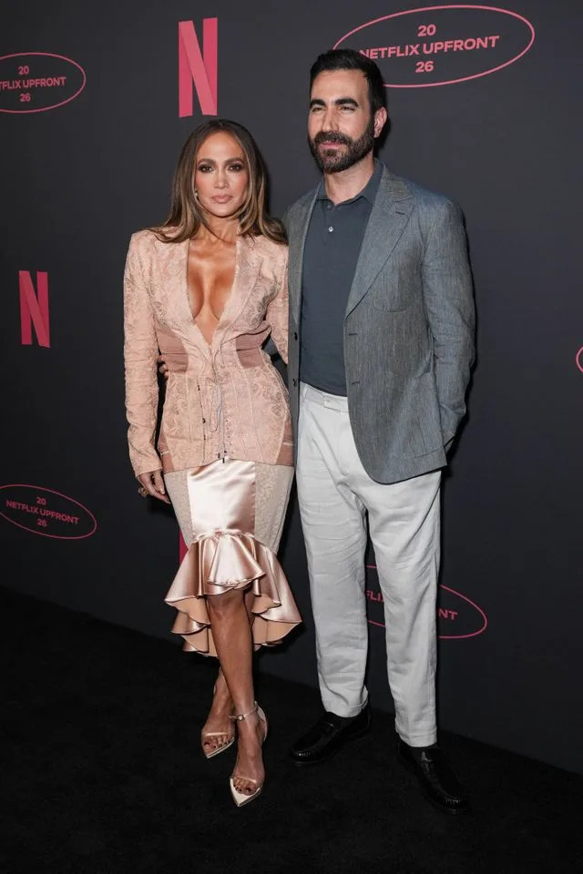 Jennifer Lopez and Brett Goldstein attend the 2026 Netflix Upfront on May 13, 2026.Credit: Getty Images