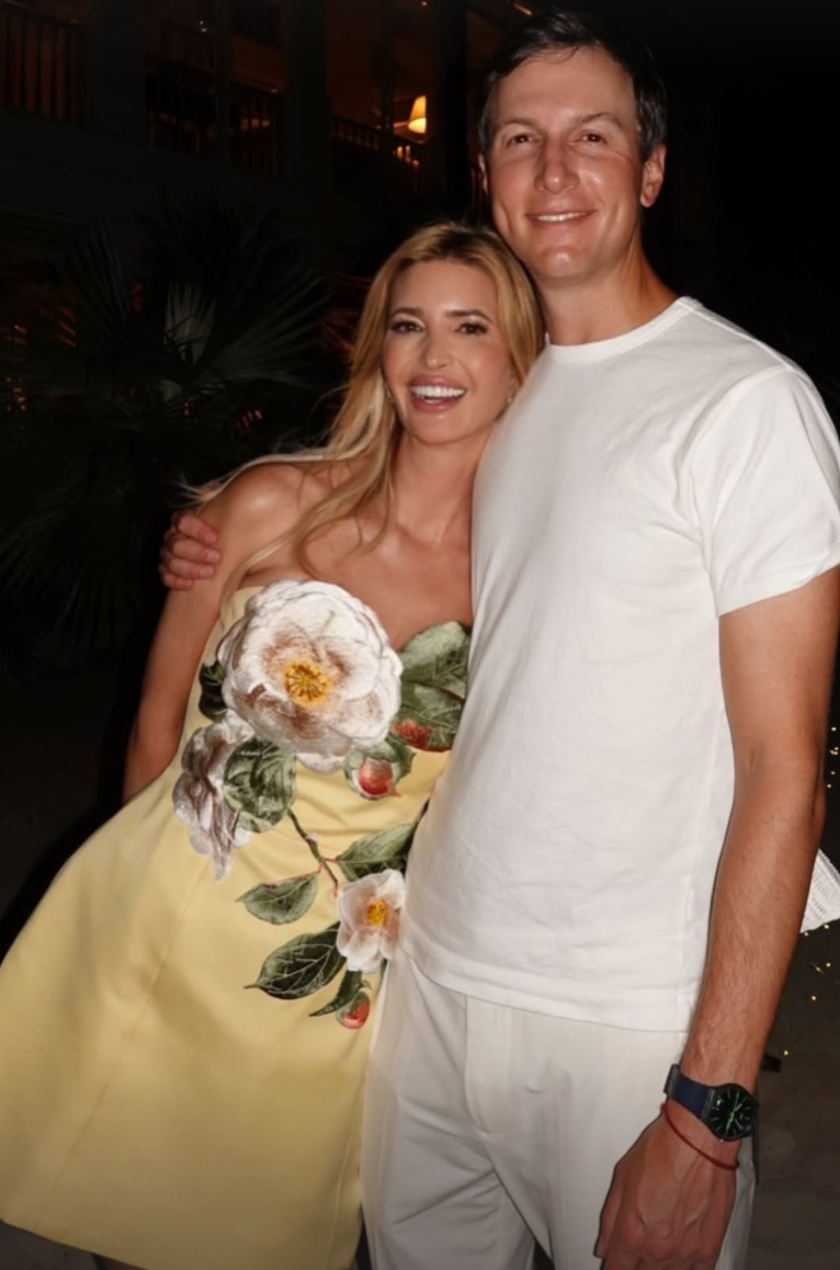 Ivanka Trump and Jared Kushner shared sweet moments together during the holiday weekend getaway