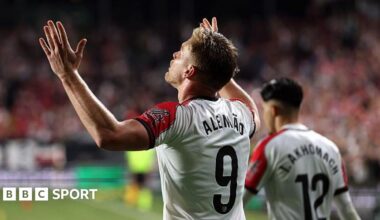 Rayo Vallecano 1-0 Strasbourg: Rayo Vallecano take Europa Conference League semi-final lead