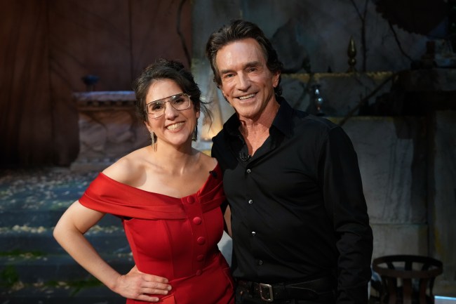 'Survivor 50' winner Aubry Bracco and host Jeff Probst