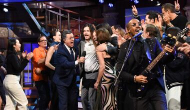 Watch Stephen Colbert Dancing at ‘Late Show’ Wrap Party