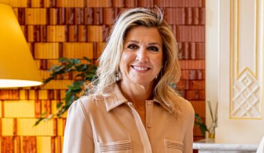 Queen Máxima dazzles in blush-toned jumpsuit and platform heels during Narendra Modi’s Netherlands visit