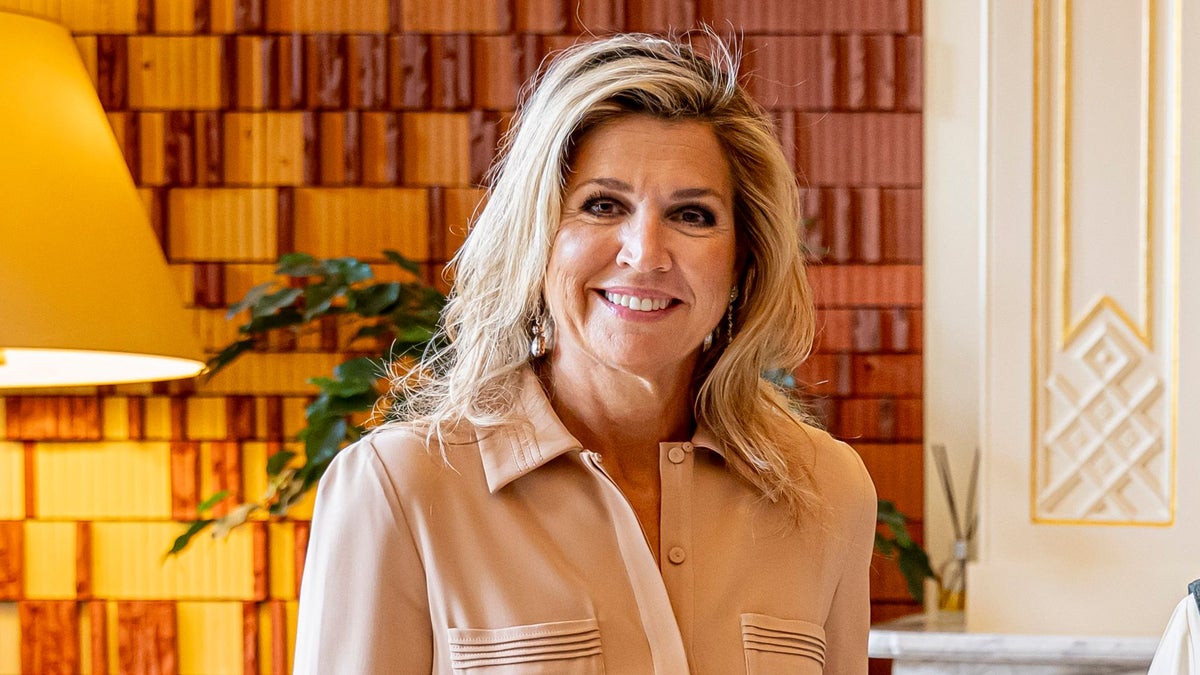 Queen Máxima dazzles in blush-toned jumpsuit and platform heels during Narendra Modi’s Netherlands visit