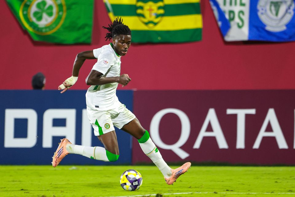 Jaden Umeh has been called up for the Ireland senior squad. Photo: Nikola Krstic/Sportsfile
