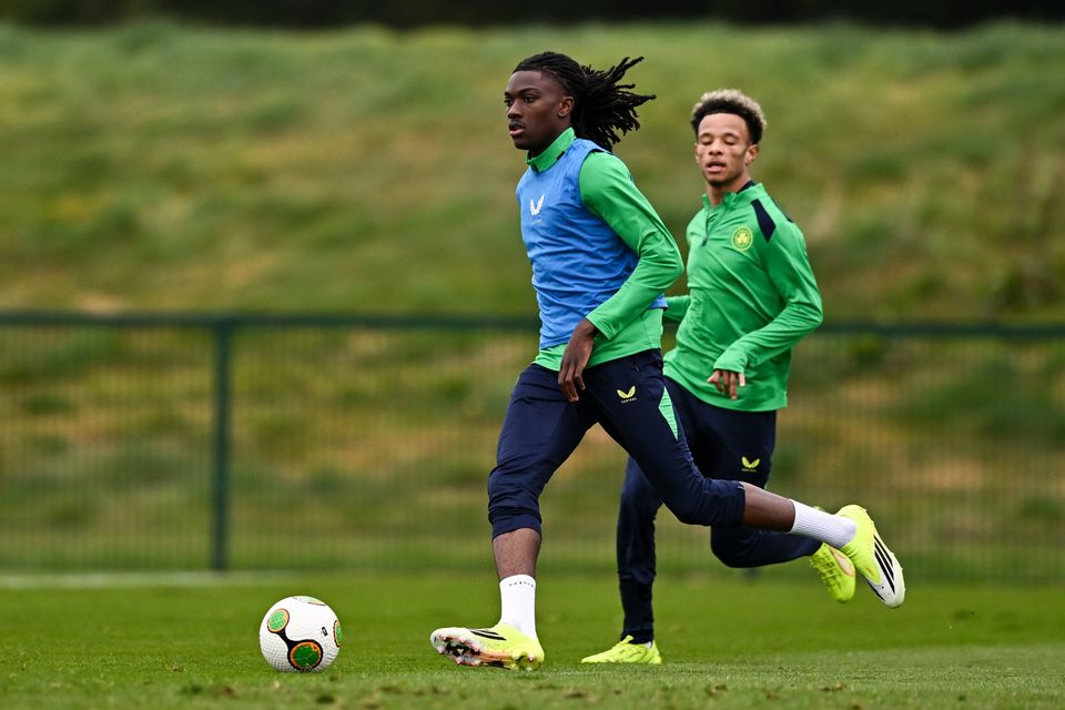 Jaden Umeh has recently been training with Benfica's senior team. Photo: Ben McShane/Sportsfile