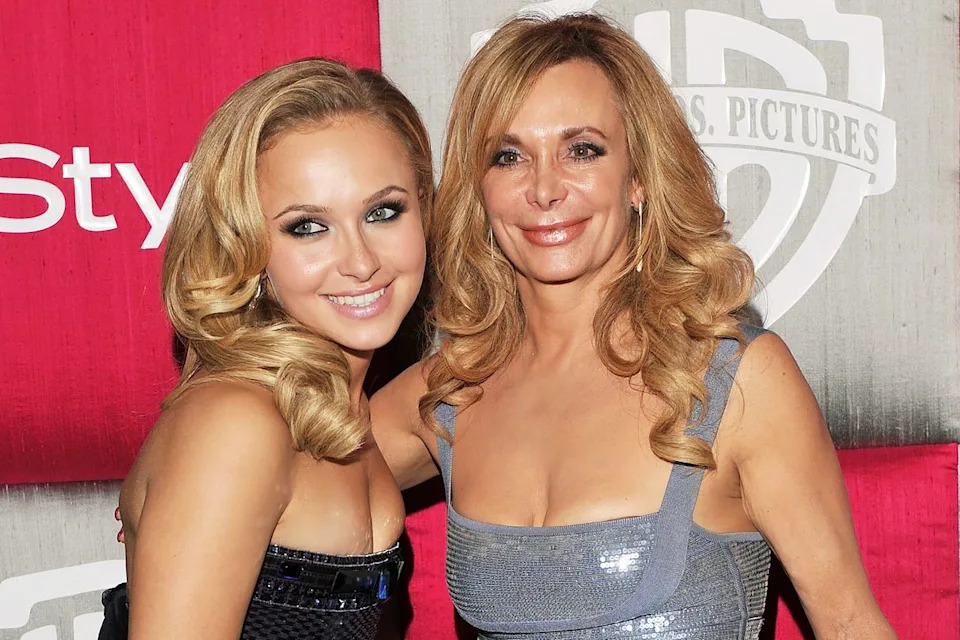 Hayden Panettiere and her mother, Lesley Vogel, at a Golden Globes afterparty in 2009Credit: Lester Cohen/WireImage