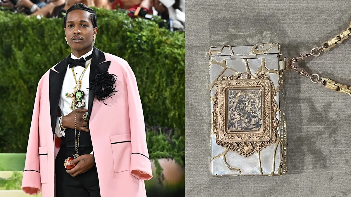 ASAP Rocky Wears Briony Raymond Handcrafted Cigarette Box to Met Gala