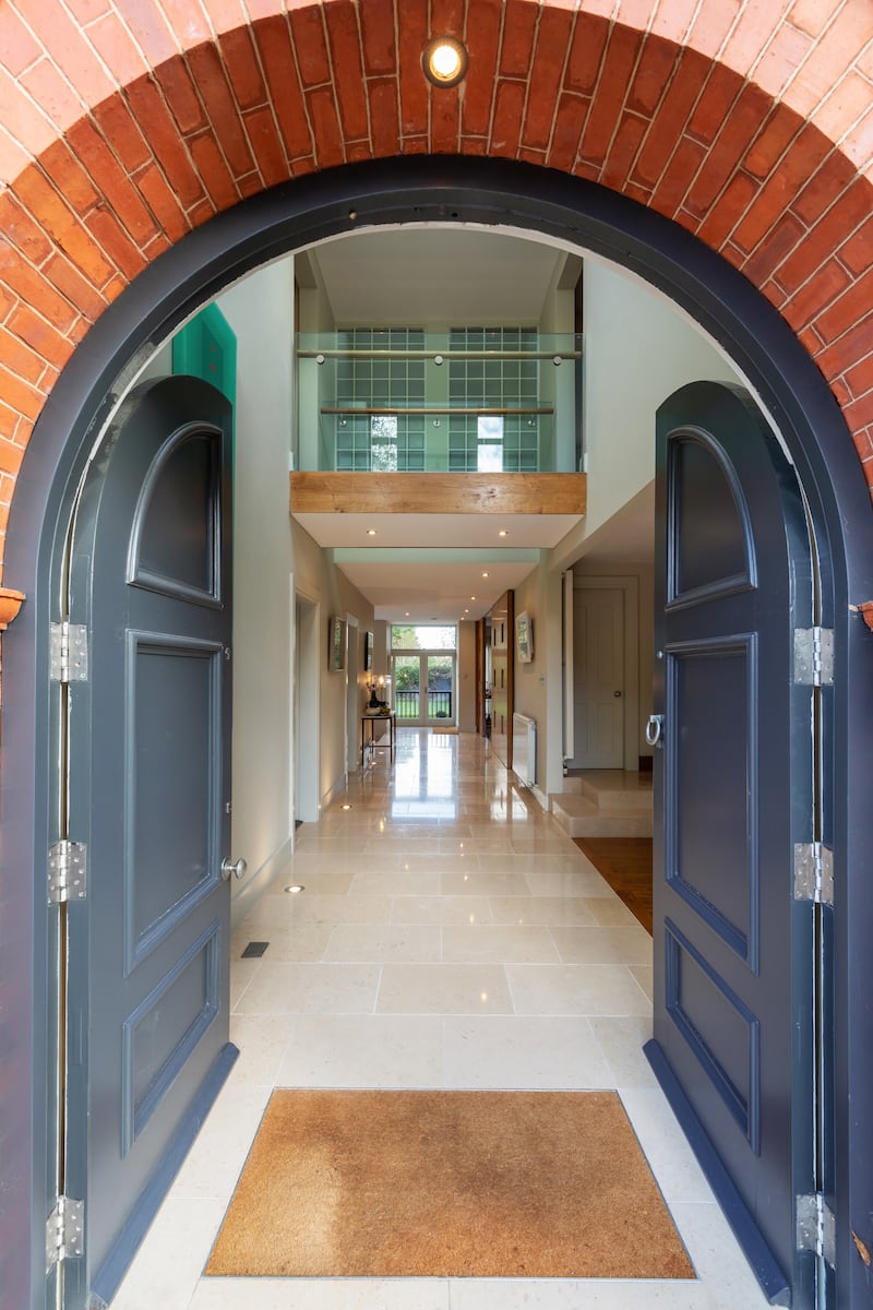 Hallway with gallery above