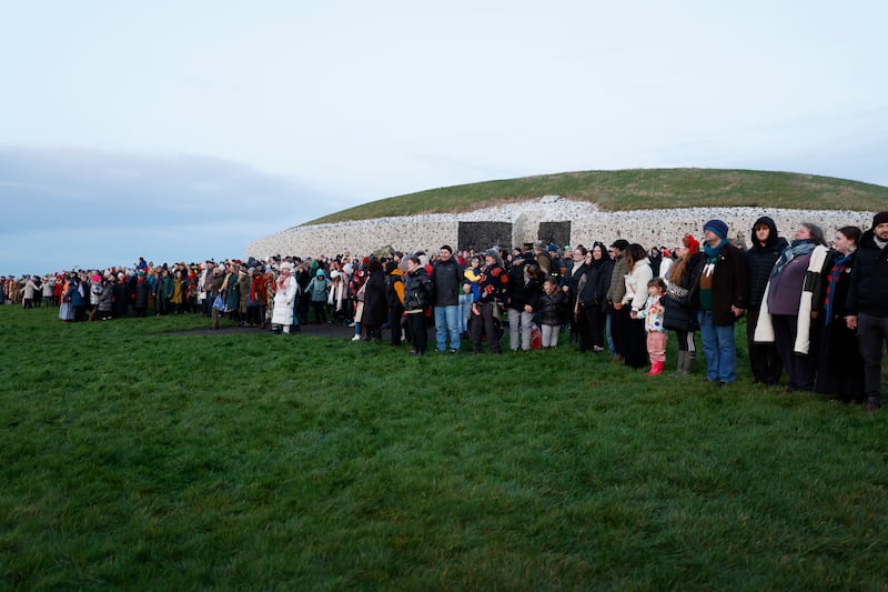 The winter solstice at Newgrange. Photograph: Nick Bradshaw