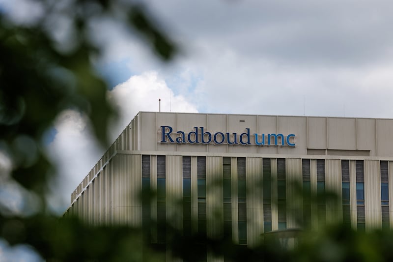 The Radboudumc hospital in Nijmegen, where sick passenger believed to be infected with hantavirus from the cruise ship MV Hondius have been admitted. Photograph: Marcel Krijgsman/ANP/AFP/Getty