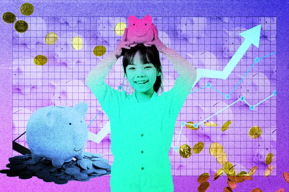 Investing gives you an opportunity to teach your kids healthy money habits, as well as the value of money, while young.