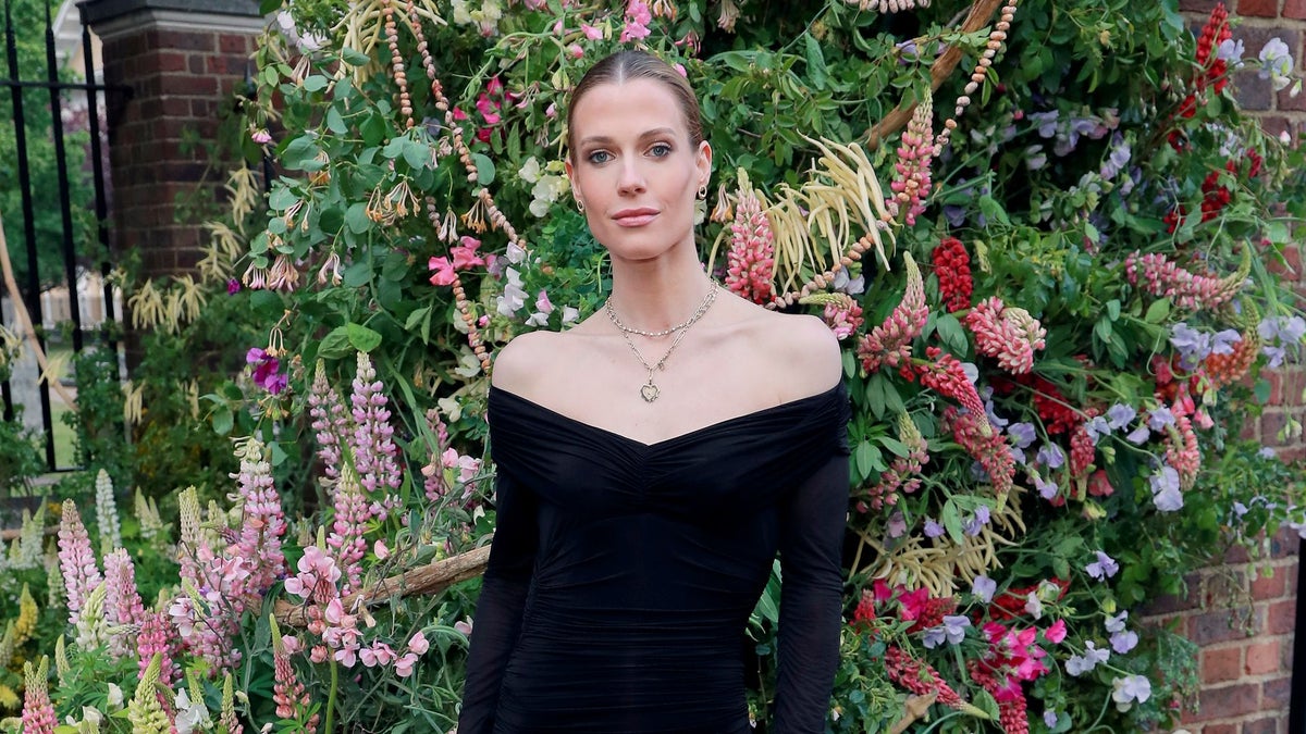 Amelia Spencer Channels Princess Diana’s ‘Revenge Dress’ at Chelsea Flower Show