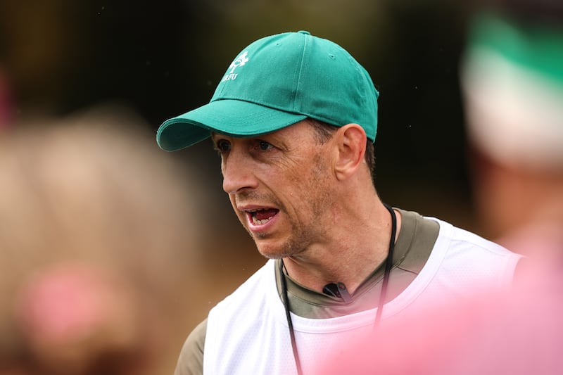 Ireland Women’s Rugby head coach Scott Bemand:  ‘We’re energised by this sort of occasion.’  Photograph: Ben Brady/Inpho