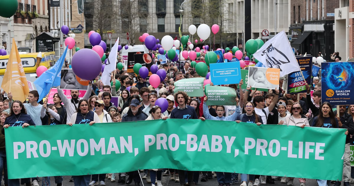 Hundreds attend anti-abortion rally in Dublin – The Irish Times
