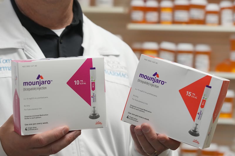 Eli Lilly's Mounjaro, dubbed the 'King Kong of weight loss drugs'. Photograph: George Frey/Bloomberg/Getty