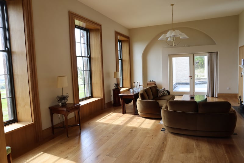 The original plan, according to Malcolm Sparrow, was to do the main house first, then the walled garden, and finally the coach house – but it ended up being done in reverse order. Photograph: Dara Mac Dónaill