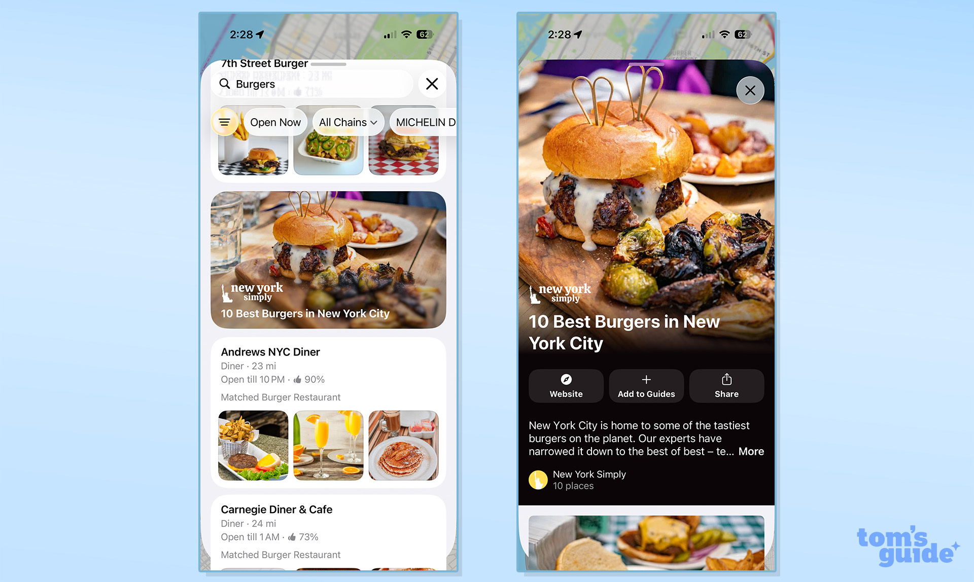 Apple Maps with ads