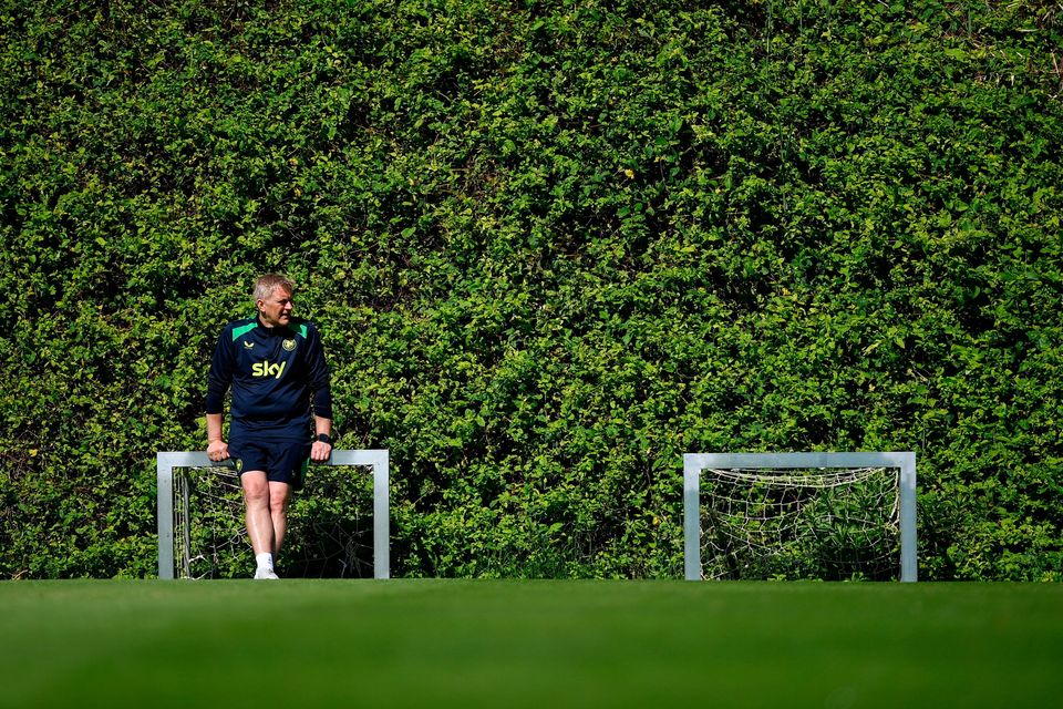 Head coach Heimir Hallgrimsson during a Republic of Ireland training session at La Finca Resort in Alicante, Spain. Photo by Stephen McCarthy/Sportsfile