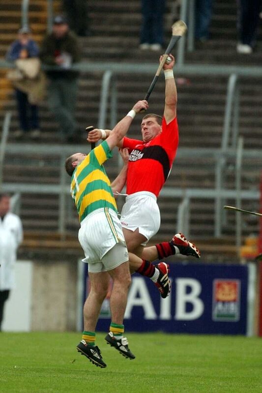  DOMINANT: Cloyne's Diarmuid O'Sullivan wins the ball from Blackrock Liam Meaney in 2003. Picture: Eddie O'Hare