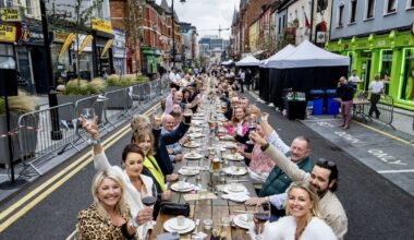 No more hiding from summer rain as Cork on a Fork's shared table has a cover for the first time