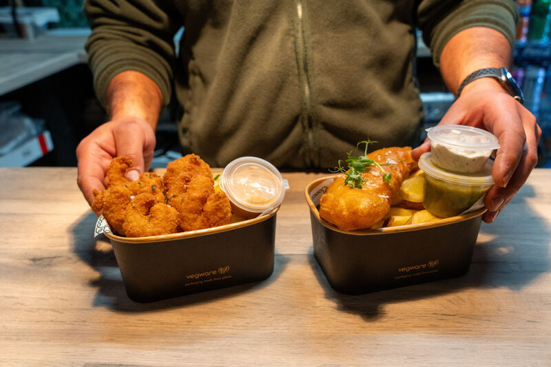 Dishes on offer include scampi and chips, and classic fish cod. Picture: Noel Sweeney