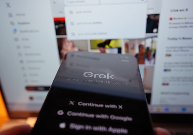 AI chatbot Grok, which is integrated into X, can edit and generate images directly on the social media platform. File photo