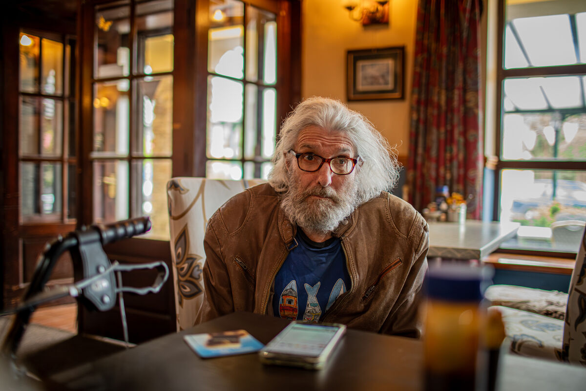 Michael Butcher, who had been living in the west Cork village of Ballineen for 26 years before his marriage broke down and he ended up homeless. Picture: Neil Michael