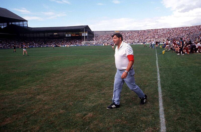 Tipperary manager Michael "Babs" Keating during the 1989 All-Ireland Senior Hurling Championship semi-final against Galway. Pic: Ray McManus/Sportsfile