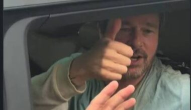 Brad Pitt meets fans in Cork