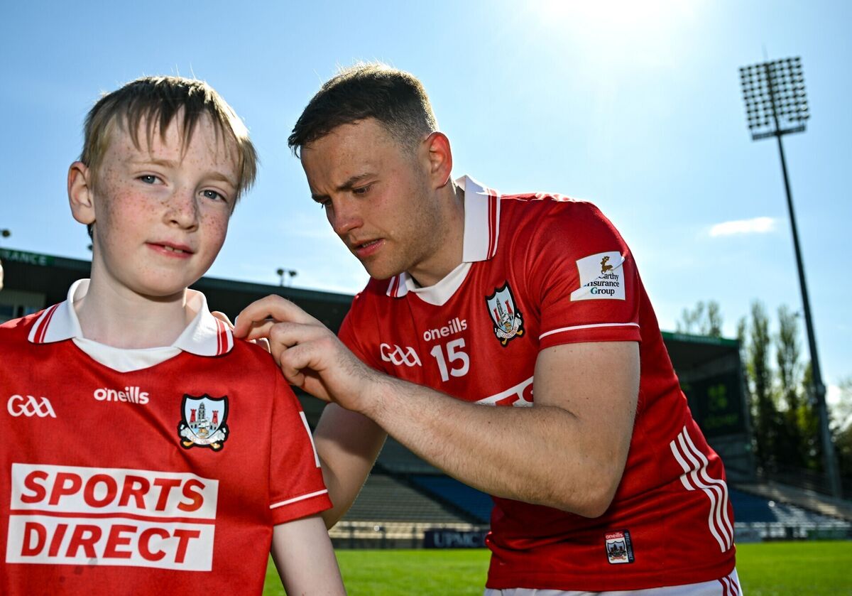 Steven Sherlock of Cork signs autographs after his side's victory over Tipperary. Picture: Sam Barnes/Sportsfile