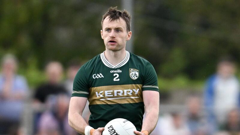 Kerry defender Tom O'Sullivan is set to miss the Munster SFC final against Cork. Pic: Paul Phelan/Sportsfile