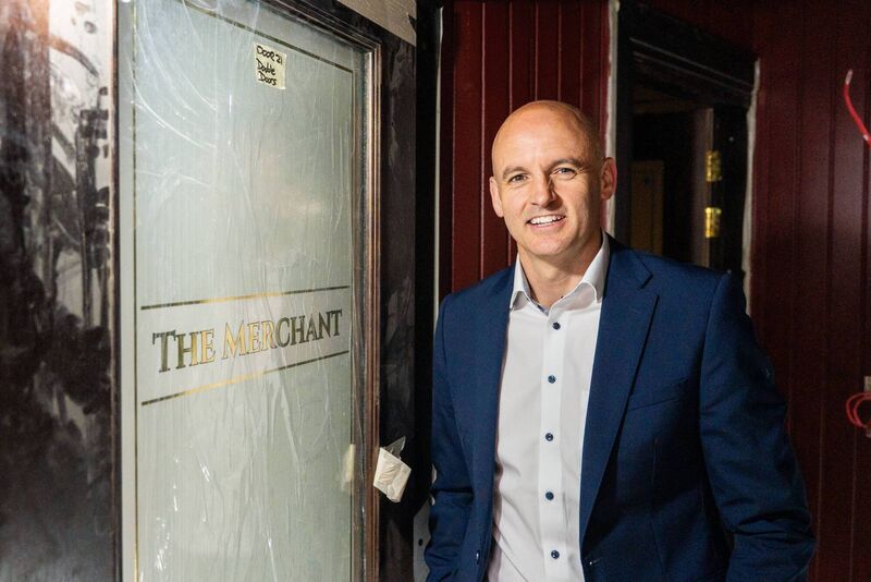 Publican Ronan Murphy pictured at his new pub, The Merchant
