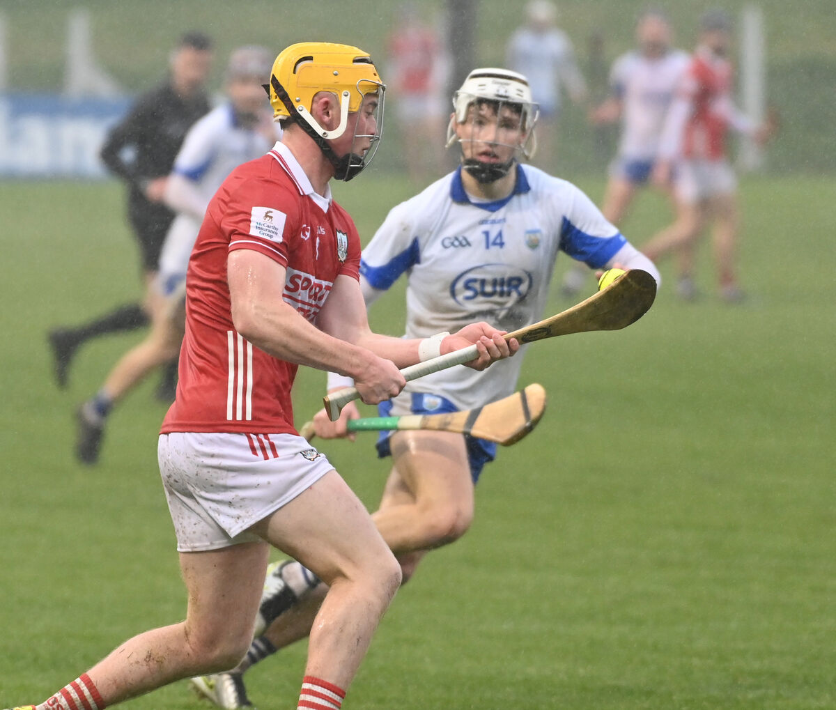 Cork's Tadhg Murphy in possession against Waterford. Picture: Eddie O'Hare