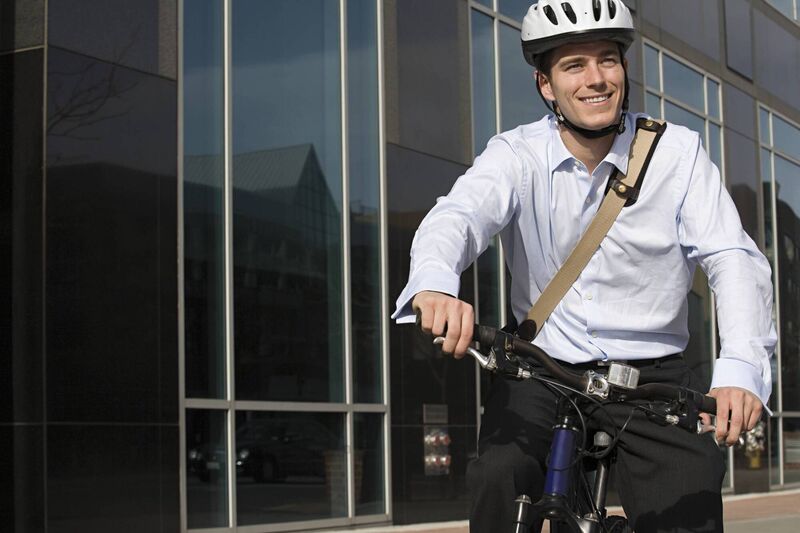 Active commuting is associated with lower rates of obesity. Picture: iStock