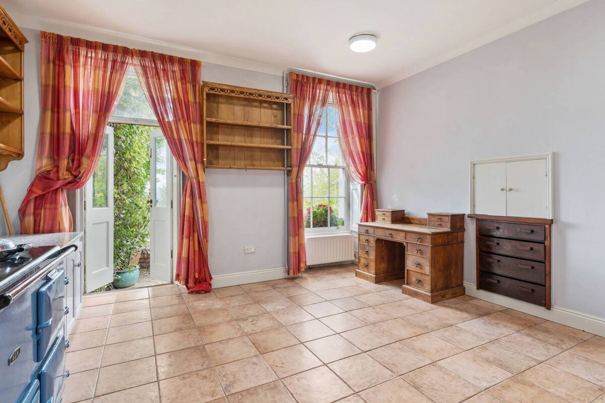 French doors to terrace