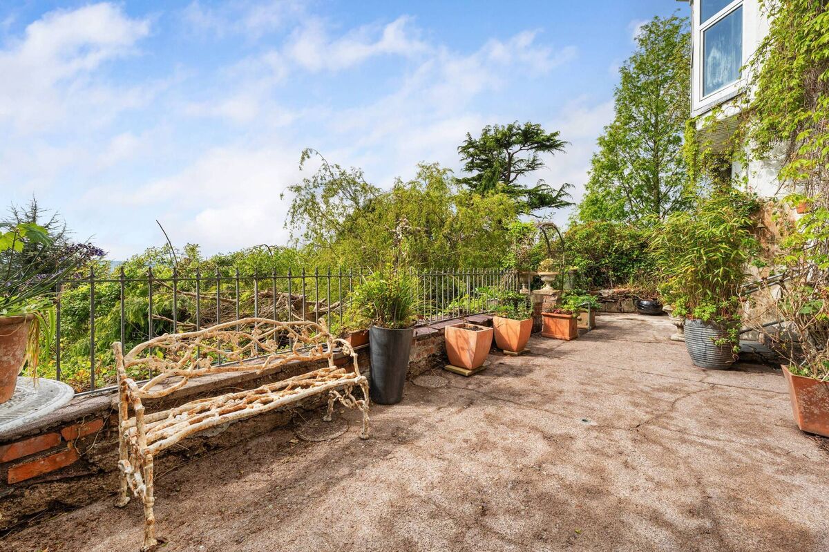 Sun trap terrace